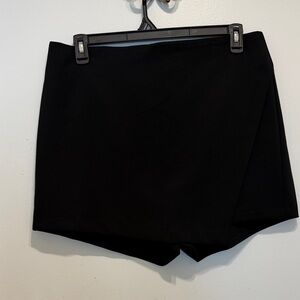 torrid Black Wrap-Front Skort